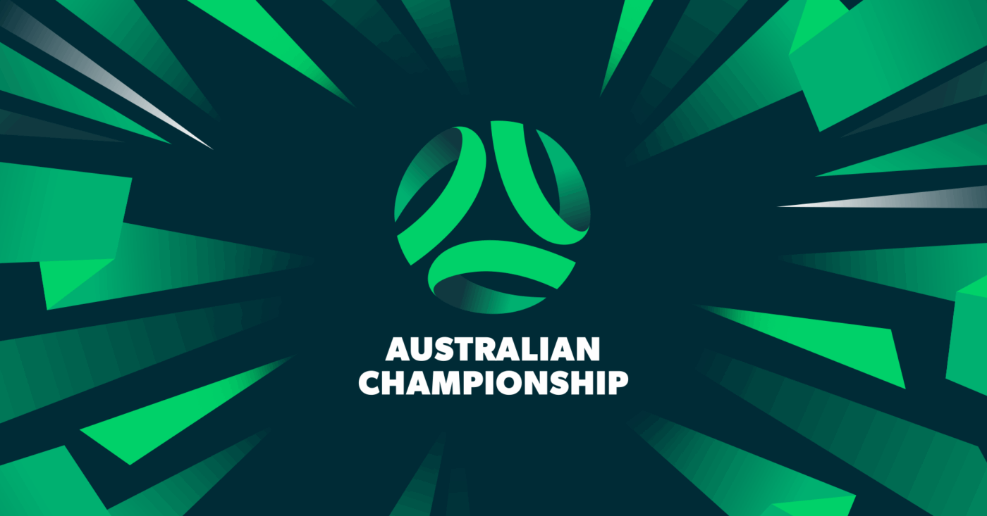 Australian Championship logo on a banner